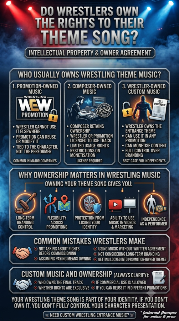 Do Wrestlers Own the Rights to Their Theme Songs? do wrestlers own the rights to their theme songs