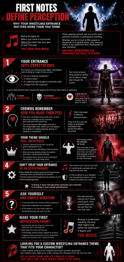 first notes define perception why your wrestling entrance matters more than you think