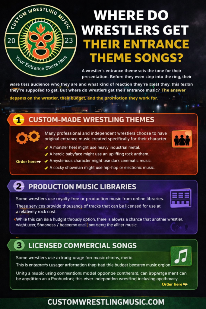 where do wrestlers get their entrance theme songs